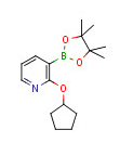 2-(Cyclopentyloxy)pyridine-3-boronic acid,pinacol ester